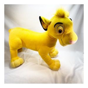 Jumbo Disney The Lion King Vintage 2002 Hasbro 20" Simba Plush Stuffed Animal